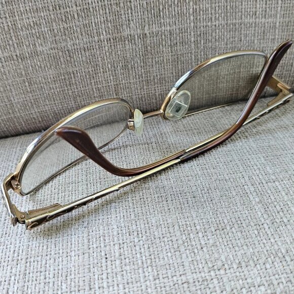 Charmant Women Eyeglasses Frame Pure Titanium CH10837 Brown 51[]17 130 Glasses - Picture 5 of 12